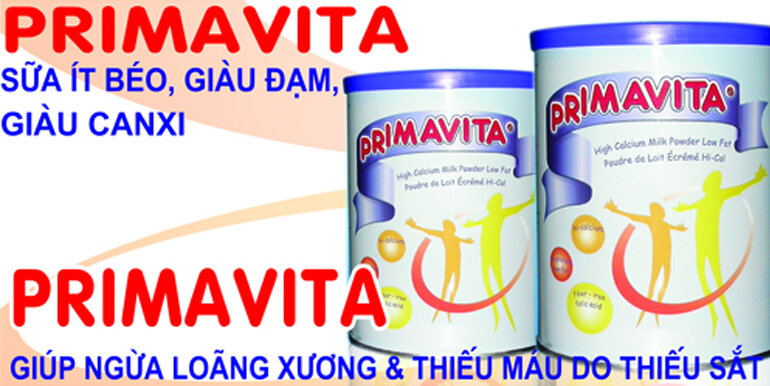 Sữa Primavita của Hà Lan