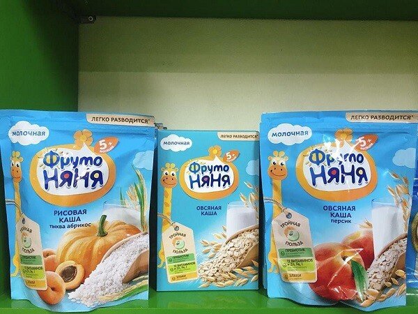 Bột ăn dặm Fruto có nhiều hương vị cho mẹ lựa chọn