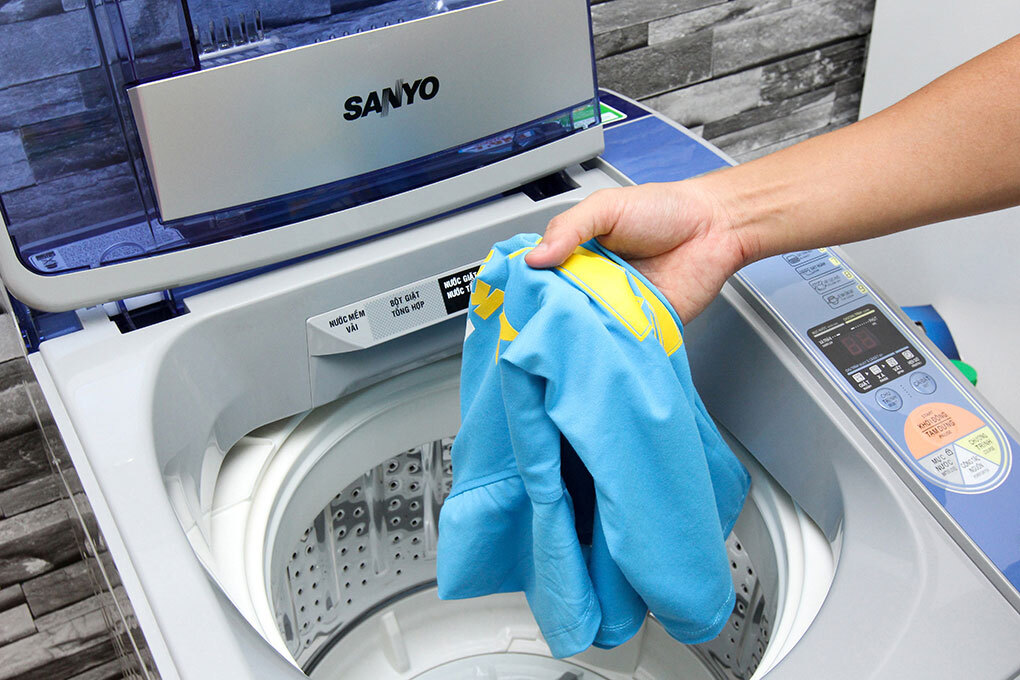 Sanyo ASW-U700Z1T giặt sạch hiệu quả