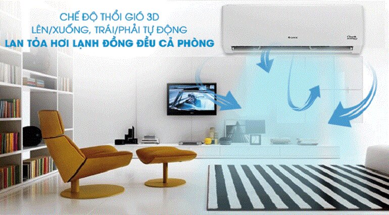 Tính năng thổi gió 3D