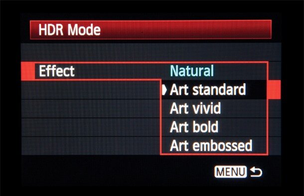 Canon EOS 5D Mark III tips: HDR mode