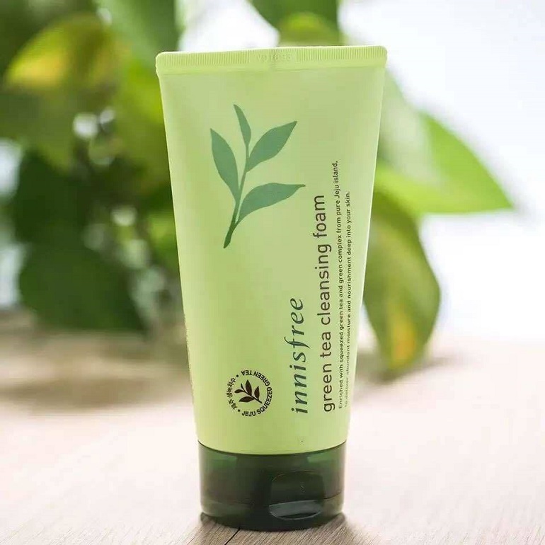 Sữa rửa mặt trà xanh Innisfree Tea Cleansing Foam