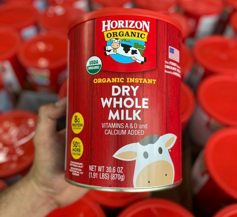 Sữa Horizon Organic được đánh giá cao về chất lượng