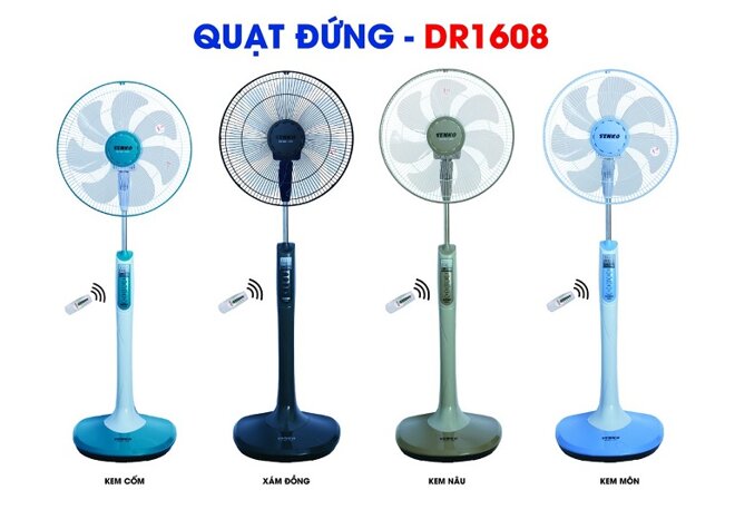 Quạt cây có điều khiển từ xa Senko DR1608