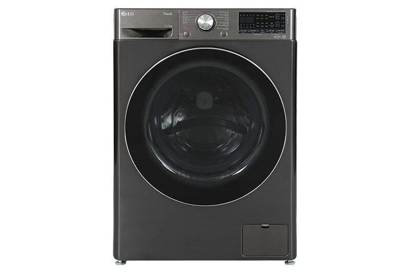 Máy giặt LG 2 trong 1 có sấy khô LG AI DD Inverter 11kg màu đen FV1411H3BA