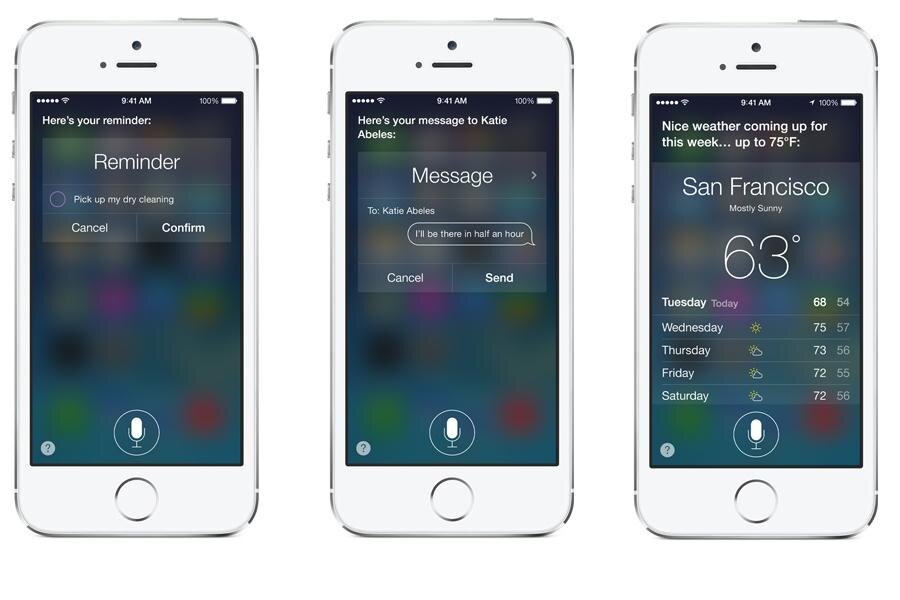 Cô trợ lý Siri sẽ hỗ trợ đắc lực cho bạn trong cuộc sống hằng ngày 