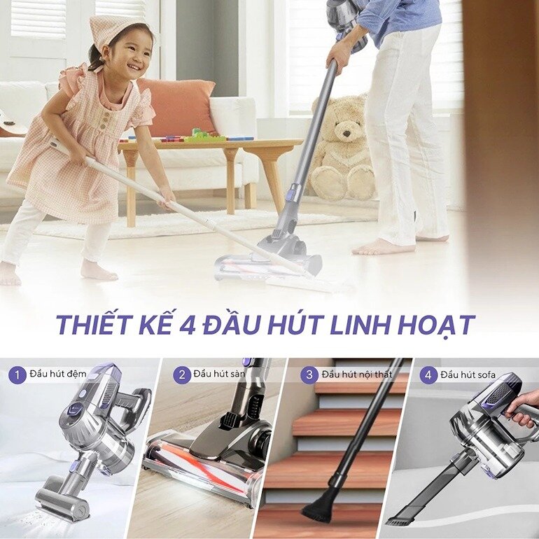 Máy hút bụi không dây Mocato Yuka A8