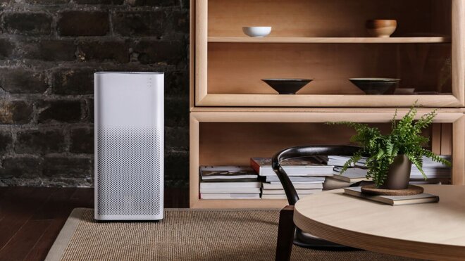 Xiaomi Purifier 2 có thiết kế nhỏ gọn và dễ dàng di chuyển giữa các căn phòng