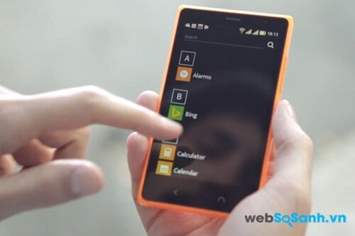 Nokia X2 chạy hệ điều hành Android nhưng có giao diện khá giống Windows phone