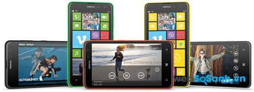 Lumia 625 có màn hình lớn 5 inch nhưng độ phân giải khá thấp, cùng khả năng nhìn dưới ánh sáng mặt trời không tốt