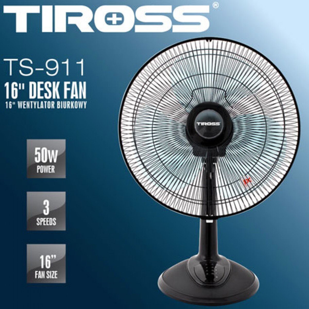 Quạt Bàn 16'' Tiross TS-911