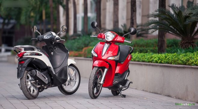 Piaggio Liberty được trang bị động cơ 3 van sử dụng công nghệ cao