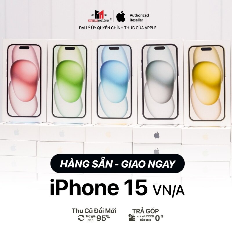 iPhone 15 VN/A đã chính thức có mặt tại Minh Tuấn Mobile.