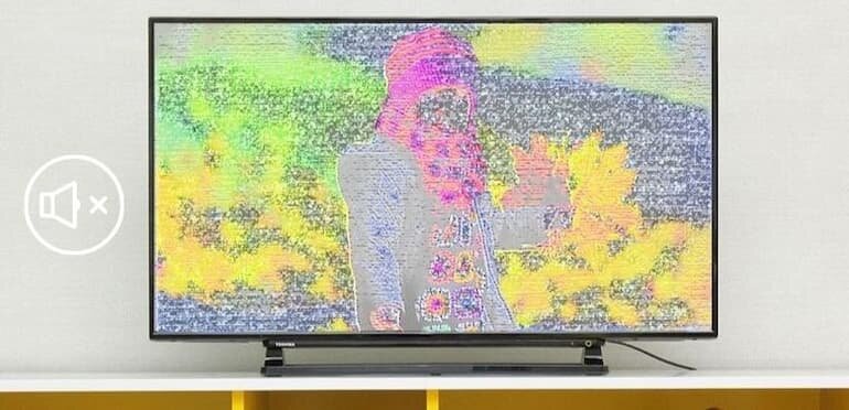 Tivi Samsung không có tiếng do hỏng chân biến áp, IC