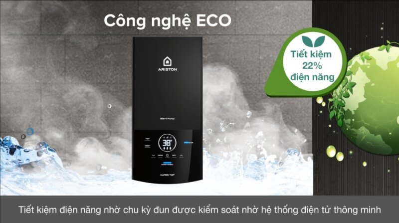 Bình nóng lạnh trực tiếp Ariston Aures Top 4.5P: Lựa chọn hàng đầu của mọi gia đình!