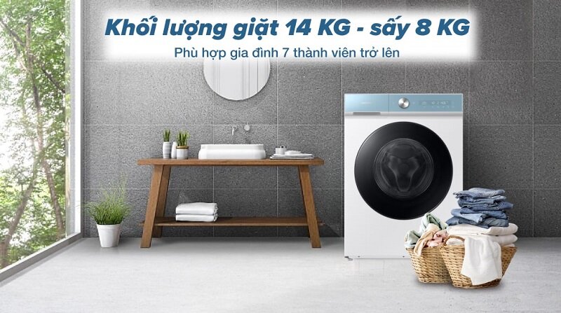 So sánh máy giặt Aqua AQD-DH1300H.PS và Samsung WD14BB944DGMSV dựa trên 13 tiêu chí quan trọng