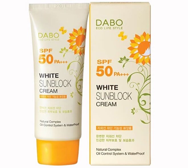 Kem chống nắng Dabo White Sunblock Cream SPF 50 PA+++