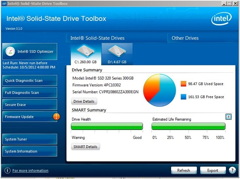 phần mềm kiểm tra ổ cứng SSD