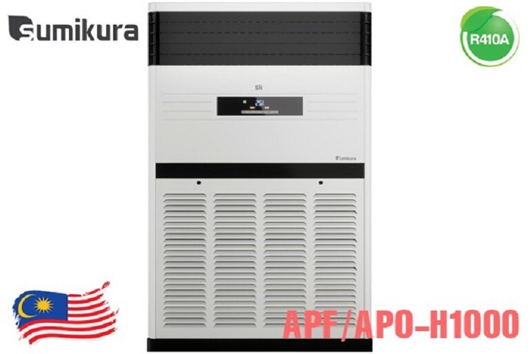 điều hòa Sumikura 2 chiều 100.000 BTU APF/APO-H1000 gas R410A 