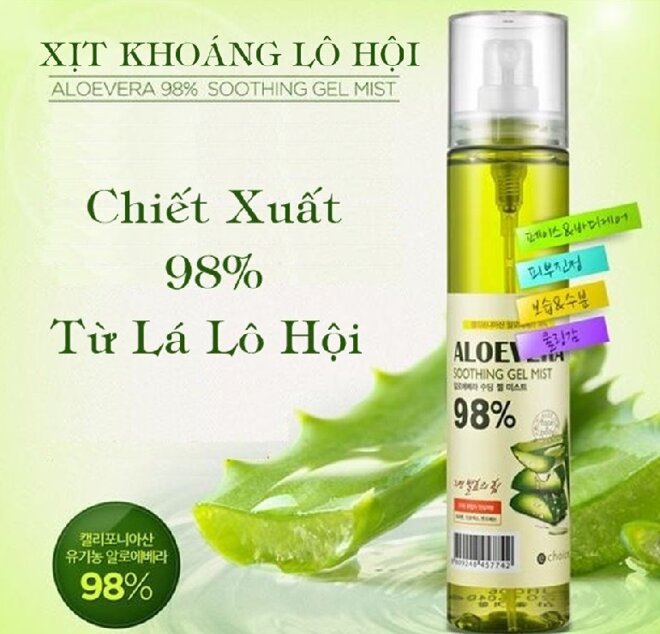 Xịt khoáng nha đam Aloe Fresh Soothing Mist