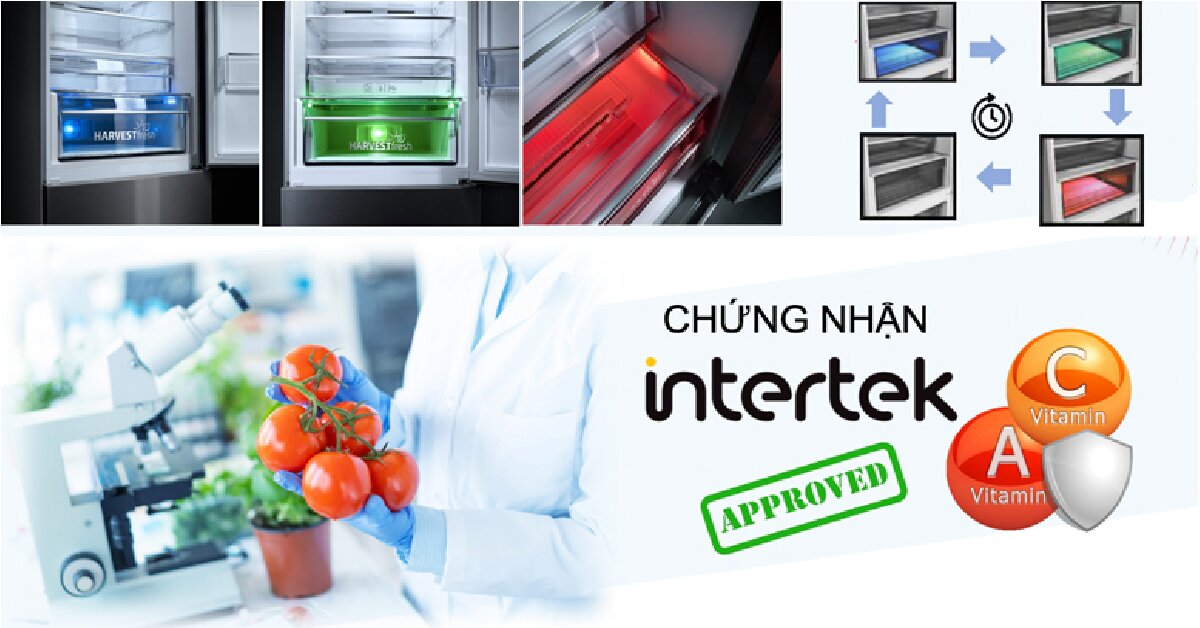 Tủ lạnh Beko 2021 nổi bần bật với công nghệ ánh sáng 3 màu HarvestFresh