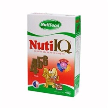 Sữa bột Nuti IQ 456 (dành cho bé từ 4 - 6 tuổi) - Hộp giấy 400g (Mã SP: 002814)