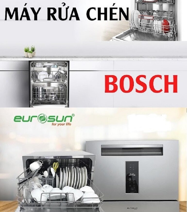 so sanh may rua bat bosch va eurosun