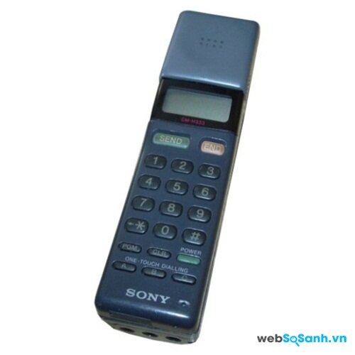 CM- H333 chiếc điện thoại đầu tiên của Sony