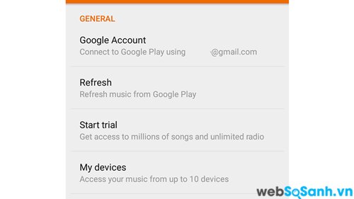 Để kết nối với Google Play, bạn chỉ cần nhập thông tin chi tiết tài khoản Google của bạn trong cài đặt ứng dụng