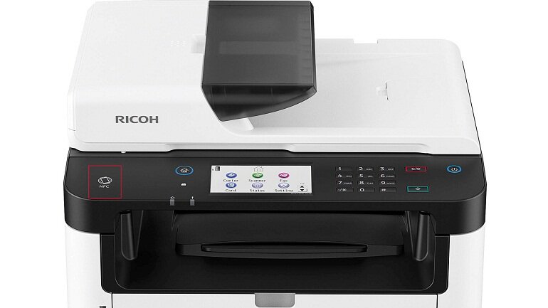 Điểm phát sóng NFC của máy in Ricoh SP 330SFN.