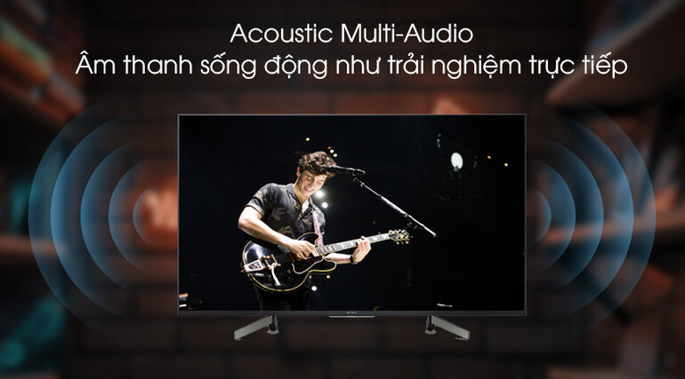 Âm thanh siêu thực với loa 2 loa tweeter và công nghệ âm thanh Acoustic Multi Audio