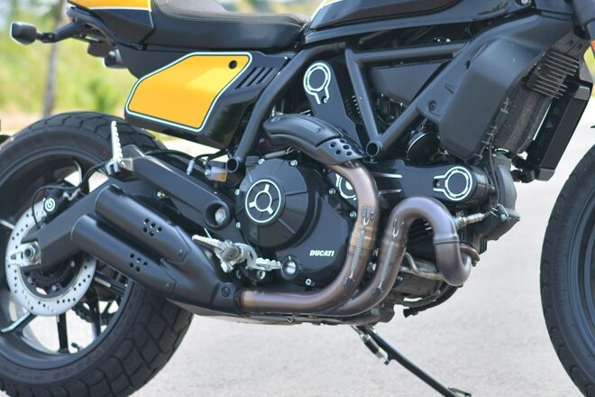 Động cơ L-Twin Desmodromic của Ducati Scrambler