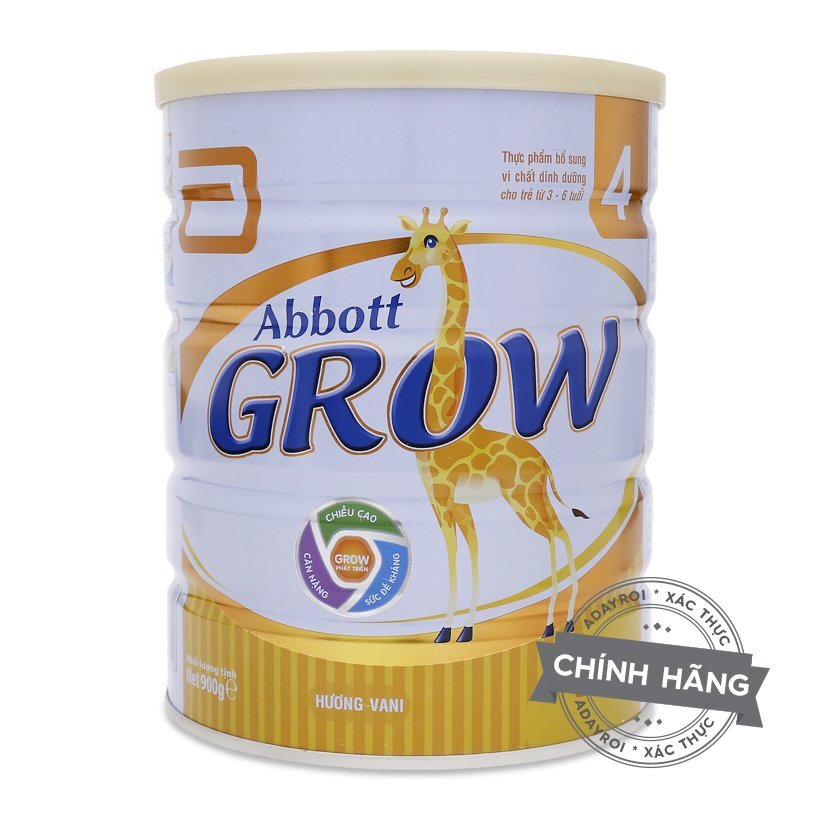 Sữa bột hương vani Abbott Grow số 4