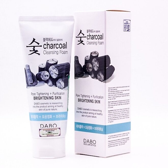 Sữa rửa mặt Dabo Charcoal Cleansing Foam