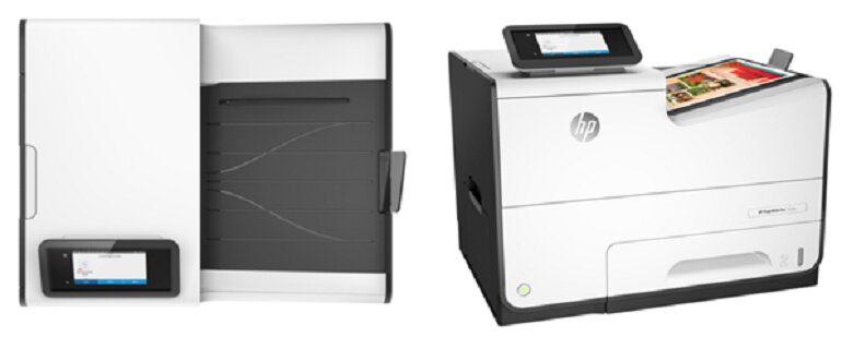 Máy in HP PageWide Pro 552dw cung cấp mức xử lý giấy thường thấy ở máy in laser. 