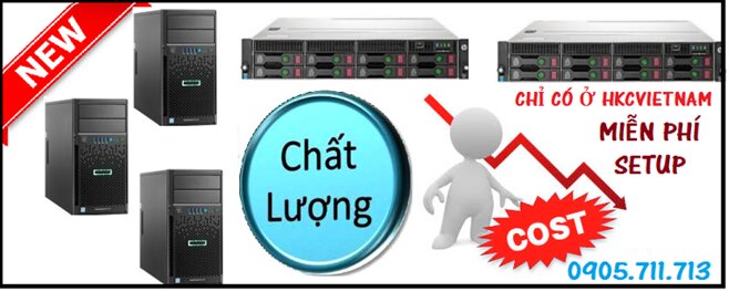 Máy chủ Server giá rẻ thương hiệu DELL được bán tại HKC