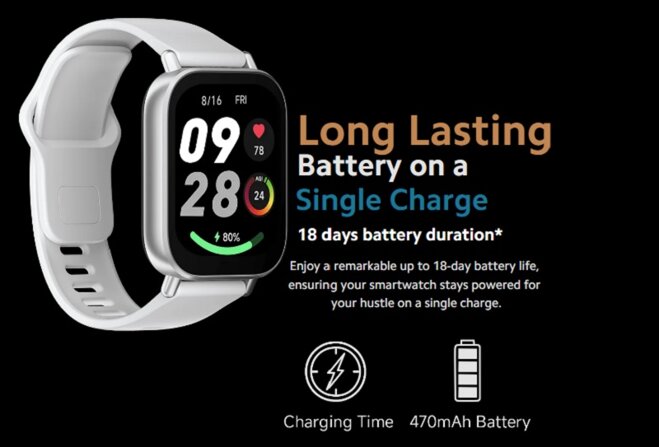 Đồng hồ thông minh Xiaomi Redmi Watch 5 Active giá chỉ 890.000 đồng mà toàn trang bị 