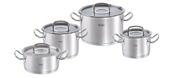 Bộ nồi 4 món Fissler Original Pro nắp kính cao cấp