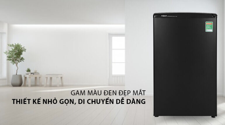 Tủ lạnh mini Aqua 90 lít AQR-D99FA(BS) - Giá tham khảo: 2.790.000 vnđ