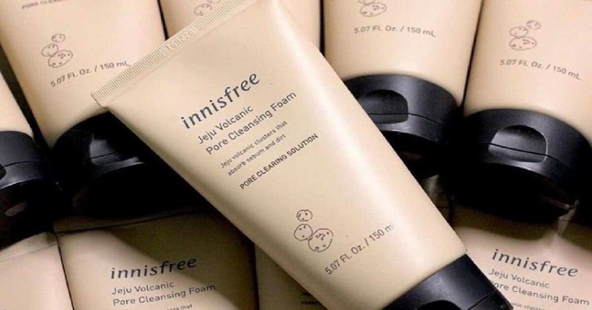 sữa rửa mặt Innisfree tro núi lửa