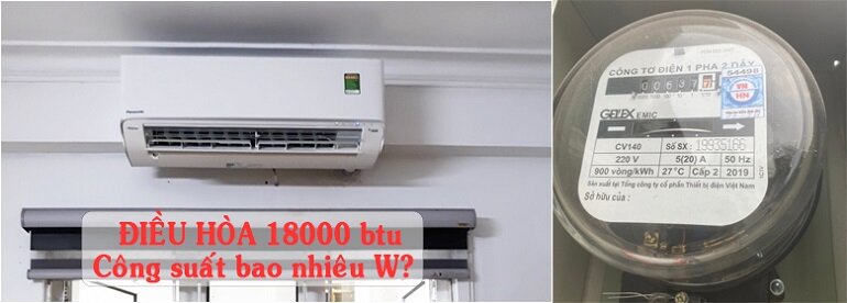 Điều hòa 18000 BTU dùng cho phòng bao nhiêu m2