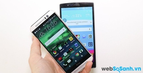 Màn hình LG G4 chi phối HTC One M9 - với nhiều nỗ lực để cải thiện màn hình HTC One M8