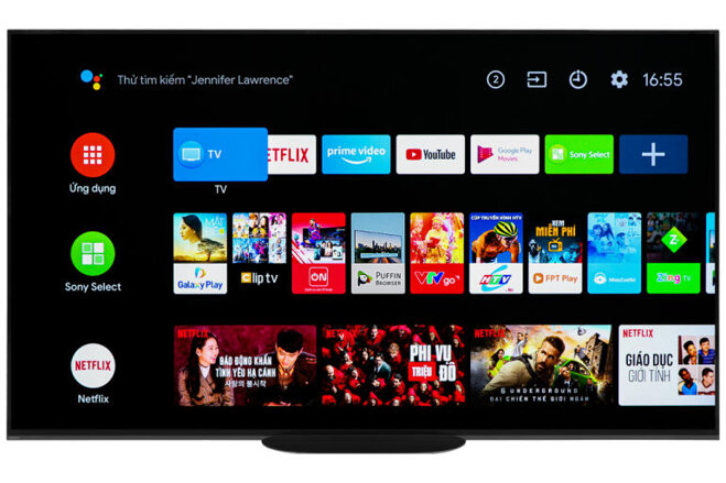 Android TV và Trợ lý Google trên 77A9G