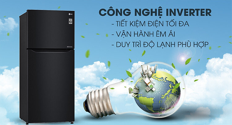 Tủ lạnh LG Inverter 393 lít GN-B422WB - Giá tham khảo: 9.790.000₫