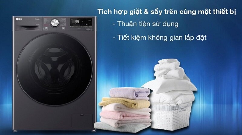 Máy giặt LG có sấy khô Inverter FV1410D4M1