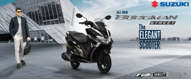 so sánh Suzuki Burgman Street với Honda Air blade 125 bản tiêu chuẩn