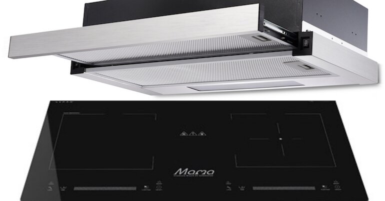 Combo bếp từ đôi và máy hút mùi âm tủ