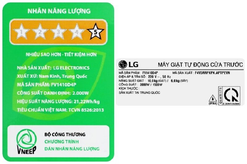 Máy giặt sấy LG Inverter FV1410D4P giảm giá còn 7.5 triệu, có nên mua?