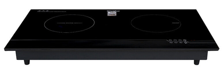 Bếp âm Whirlpool ACH7327-BLV có thiết kế sang trọng và hiện đại với 2 vùng nấu giúp nấu 2 món ăn cùng 1 lúc.