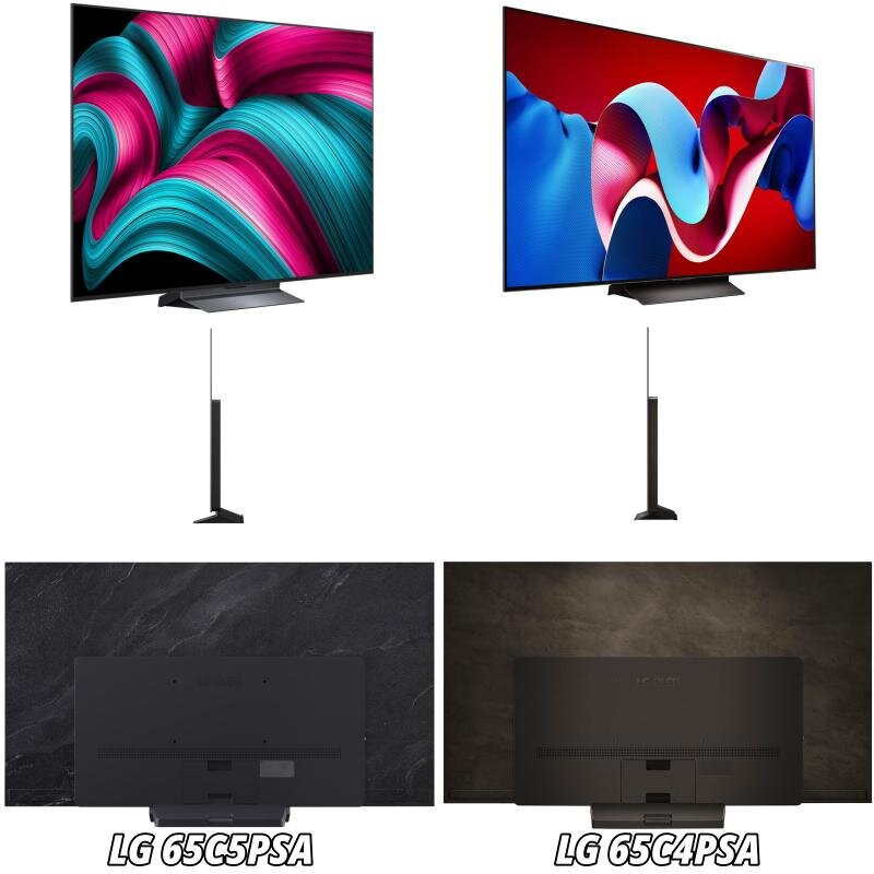 So sánh tivi LG 65C5PSA và LG 65C4PSA: Có nên nâng cấp hay không?